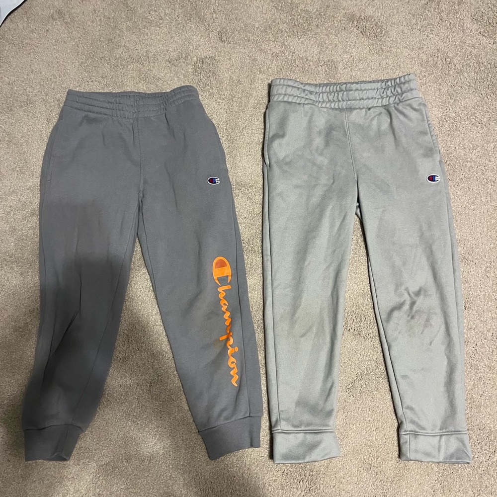 2 Pairs of Boys size Small Champion pants